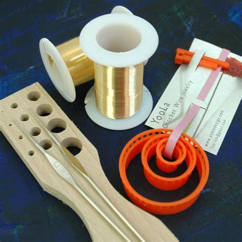 Wire Crochet Looms Set ISK Invisible Spool Knitting Starter Set Wire