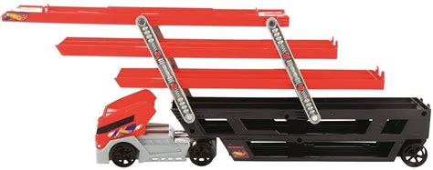 Hot Wheels duża laweta ciężarówka i 4 auta FPM81 Hot Wheels Sklep EMPIK