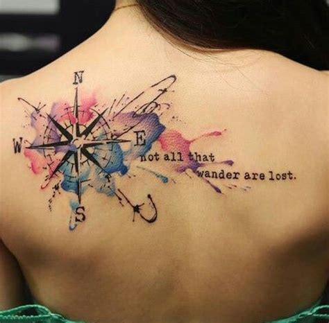 Watercolor Tattoos That Are Stunning Works Of Art Kompass Tattoo