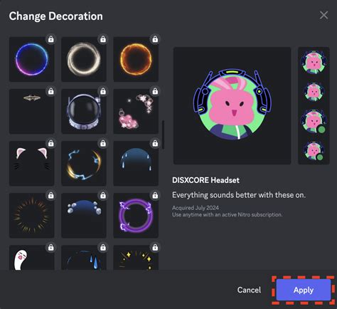 Avatar Decorations Discord