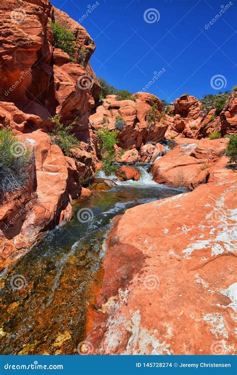 Views Of Waterfalls At Gunlock State Park Reservoir Falls In Gunlock