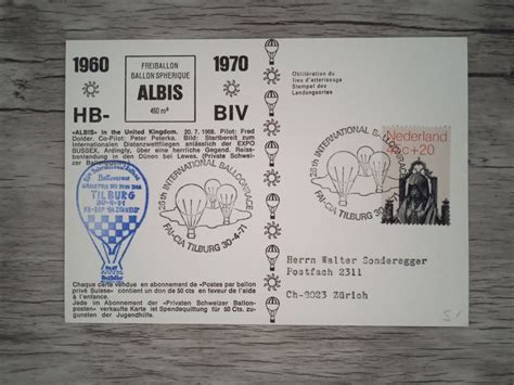 Tr Carte Postale Timbre Pays Bas Theme Aviation Kaufen Auf