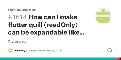 How Can I Make Flutter Quill Readonly Can Be Expandable Like