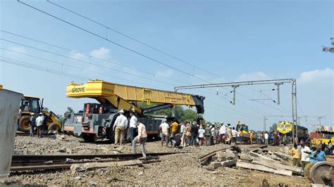 Peddapalli Goods Train Derailment A Single Railway Line Track Restored