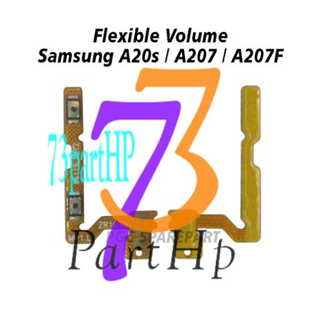 Original Flexible Konektor Volume Samsung Galaxy A20s A207 A207F