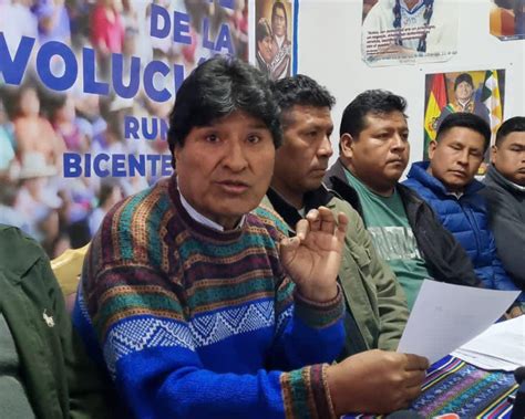 Evo Morales Convoca A Organizaciones Sociales Arcistas Para Definir