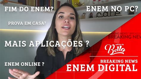 ENEM DIGITAL O ENEM VAI MUDAR YouTube