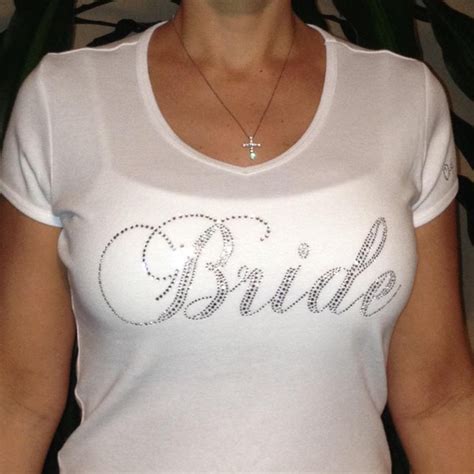 Rhinestone T Shirt Etsy