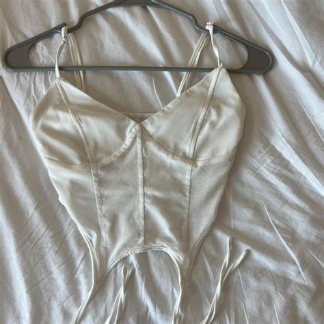 Tiger Mist Corset Top Cute Multi Tie Strings Size Depop