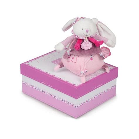 Peluche lapin Cerise boîte à musique 17 cm Doudou Et Compagnie King