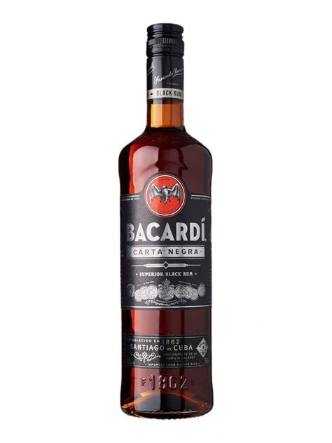 Bacardi Carta Negra Superior Black Rum Sành Rượu