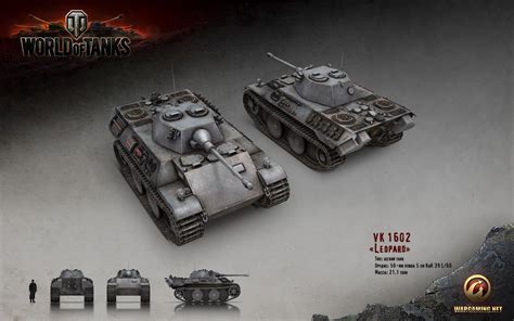 Gray And Black Car Parts World Of Tanks Tank Wargaming VK 1602