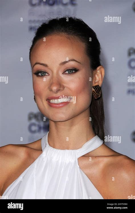 Olivia Wilde Attending The 35th Annual Peoples Choice Awards Held At