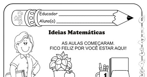 Atividade Matemática Volta ás Aulas Ideia Criativa Gi Carvalho