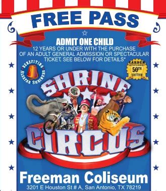 What To Do In San Antonio: Alzafar Shrine Circus: Free Kids Tickets