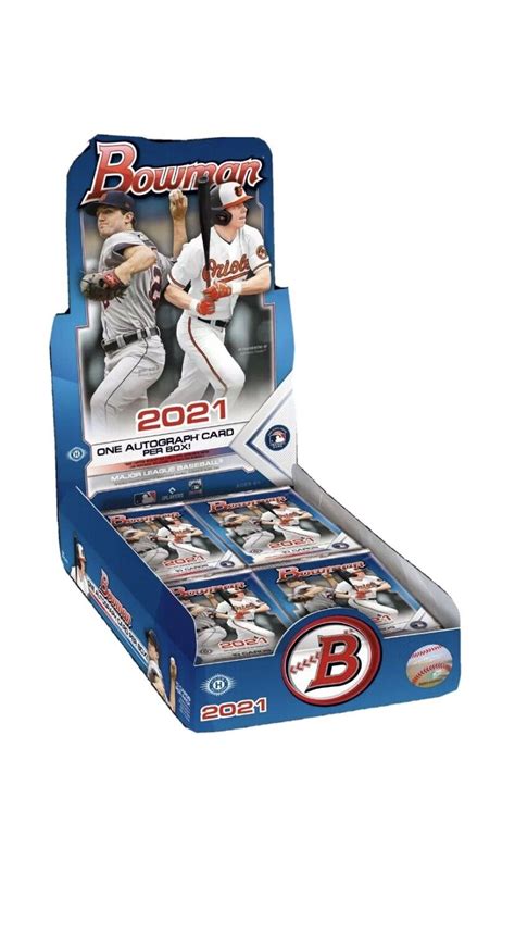 2021 Bowman Baseball Hobby Box LA Sports Cards