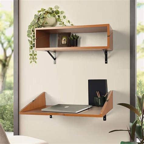 Amazon Oakrain Wall Desks For Small Space Wall Mounted Folding