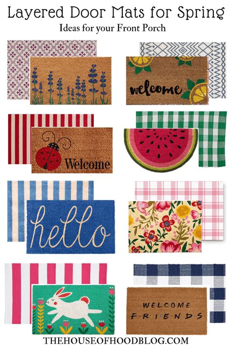 Front Porch Doormat Layering Ideas For Spring