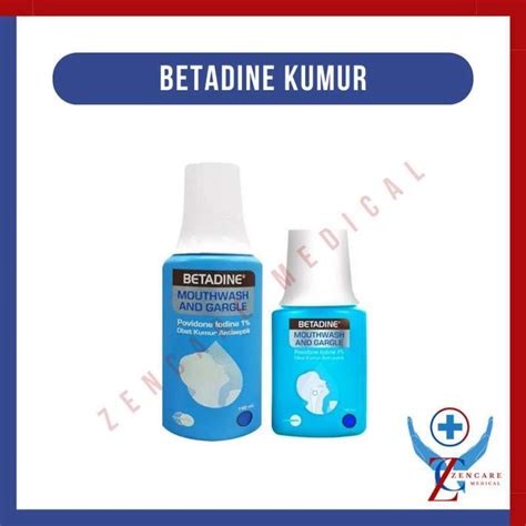 Jual Betadine Mouthwash Gargle Obat Kumur Antiseptik Ml Di