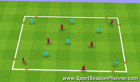 Football Soccer Passing And Shooting Small Sided Games Small Sided Games Beginner