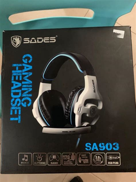 Sades Sa Gaming Headset Audio Headphones Headsets On Carousell