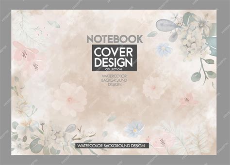 Premium Vector | Watercolor style cover design