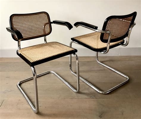 Set of 2 Cesca B64 Armchairs by Marcel Breuer for Thonet, 1970