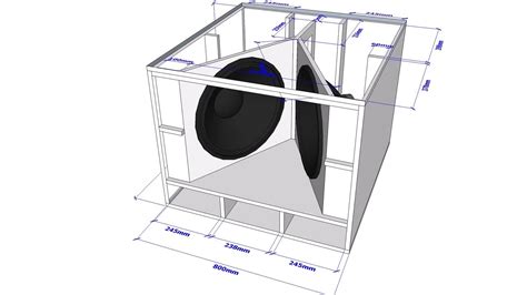 Plan Rcf Subwoofer Style Bandpass Horn Youtube