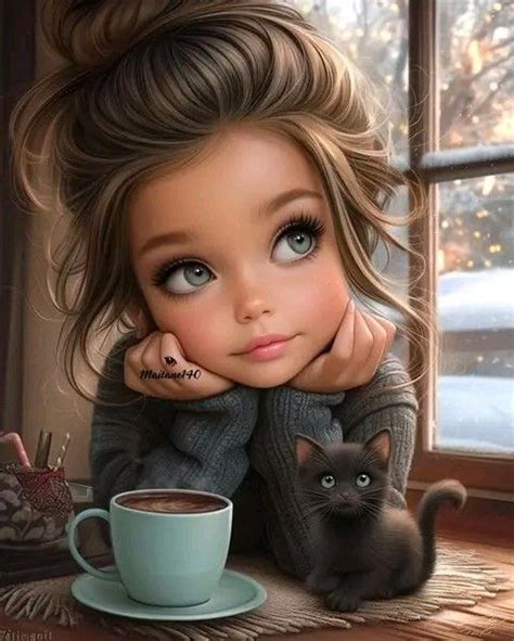 Pin By Linda Houser On Art In Girly Art Cute Cartoon Pictures