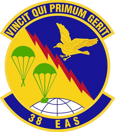 Coat Of Arms Crest Of 38th Expeditionary Airlift Squadron US Air