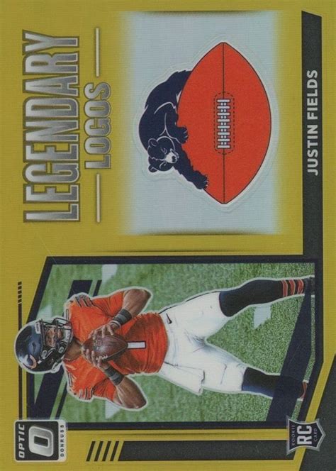 Justin Fields Optic Ll Legendary Logos Gold Price Guide