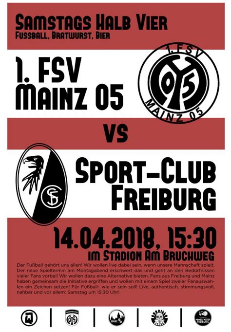 Protestspiel Mainz vs. Freiburg am 14. April - sensor Magazin - Mainz