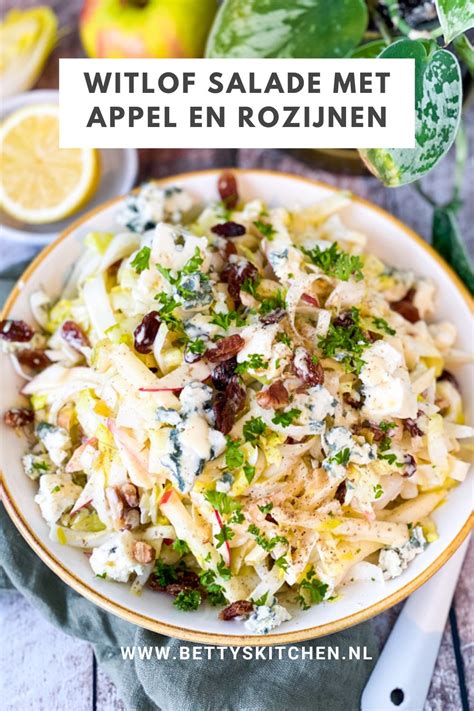 Witlof Salade Met Appel En Rozijnen Betty S Kitchen