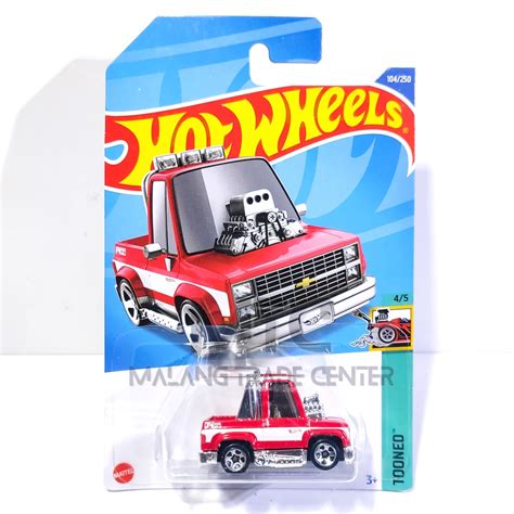 Jual Hot Wheels Toon D 83 Chevy Silverado Red M 2022 Shopee Indonesia