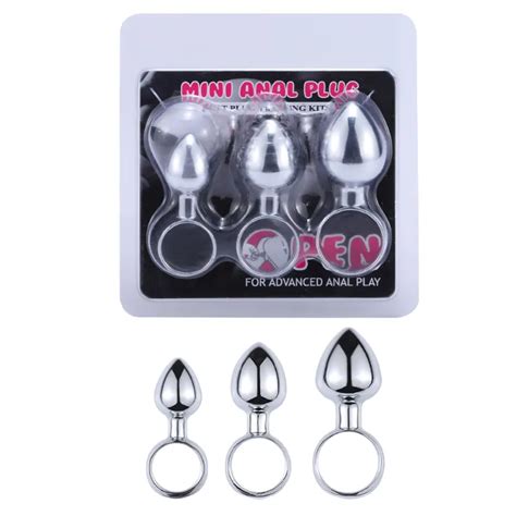 Sexy Costumes Anal Plug Ring Cunt Butt Plug Metal Anal Toys For