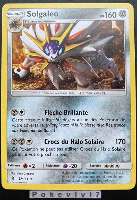 Présentation 55 imagen carte pokemon solgaleo fr thptnganamst edu vn