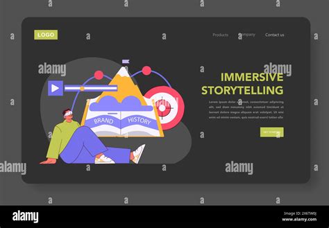 Immersive Marketing Concept Engaging Virtual Brand Storytelling With A