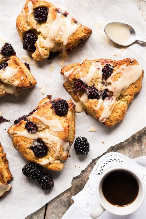 Gluten Free Paleo And Keto Blackberry Scones Gnom Gnom