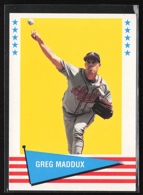 Fleer Tradition Greg Maddux Atlanta Braves Card Ebay