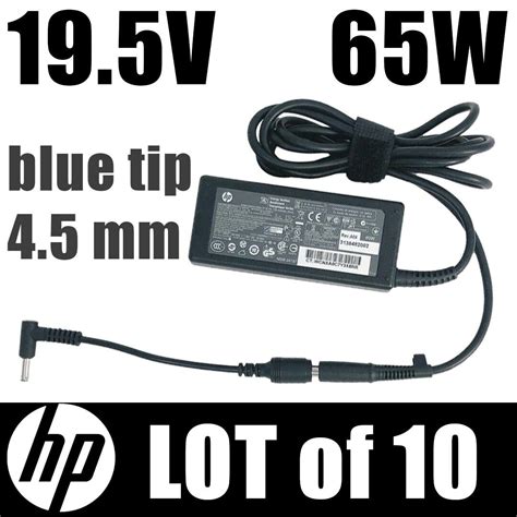 Pack Of Original Hp Laptop Ac Dc Adapter Charger Blue Tip For Hp