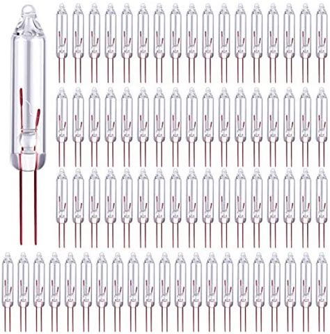 Christmas Replacement Mini Light Bulbs 2 5 V 0 17 A Clear Glass Bulbs