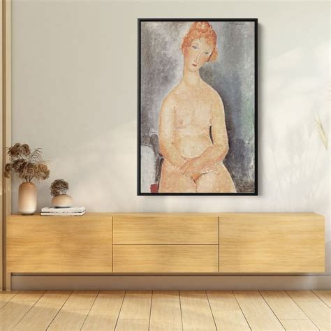 Seated Nude By Amedeo Modigliani X Canvas No Frame Amedeo Modigliani Lovers