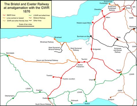 Exeter Railway Map