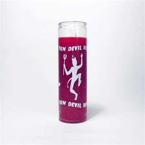 Run Devil Run Red 7 Day Blessed Candle Burning Service