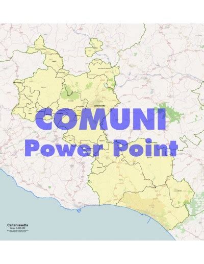 Mappa Dei Comuni Della Provincia Di Caltanissetta Ppt