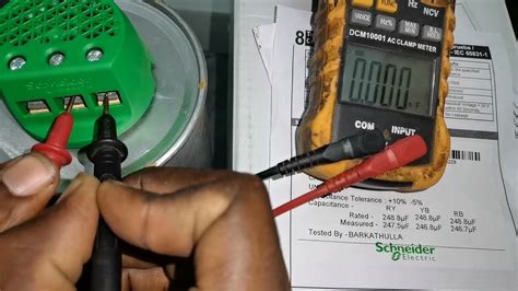 How To Measure A Phase Capacitor With A Multimeter Correct Way Of