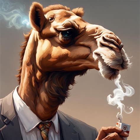 Camel Smoking Camel Ai Generated Artwork Nightcafe Creator