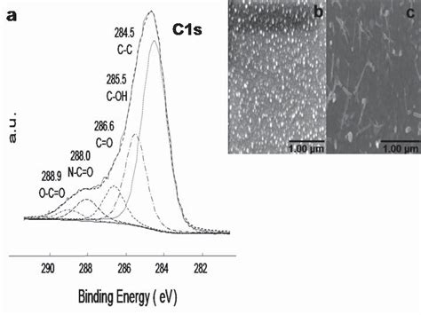 A X Ray Photoelectron Spectroscopy High Resolution C1s Region