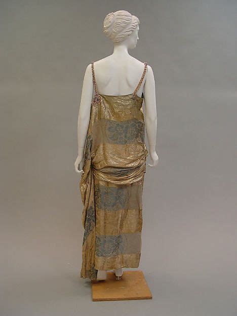 Evening Dress Image 2 Back House Of Poiret French 1922 Silk