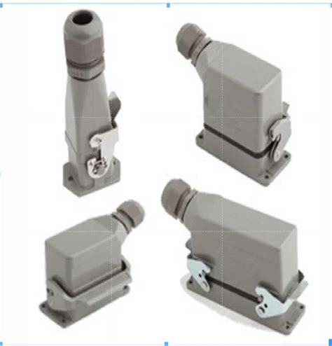 Pin A Bottom Closed Heavy Duty Connector At Piece Harting